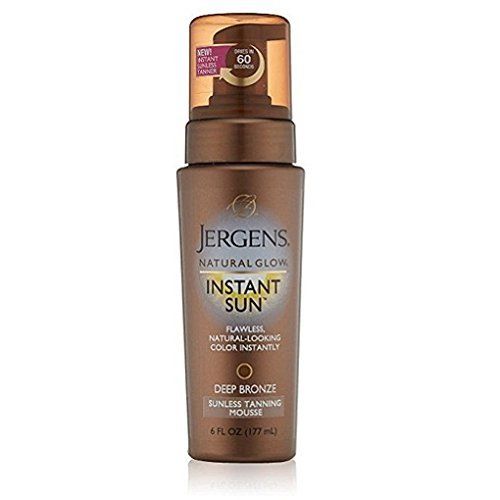 Jergens Natural Glow Instant Sun Sunless Tanning Mousse, Deep Bronze, 6 oz | Walmart (US)