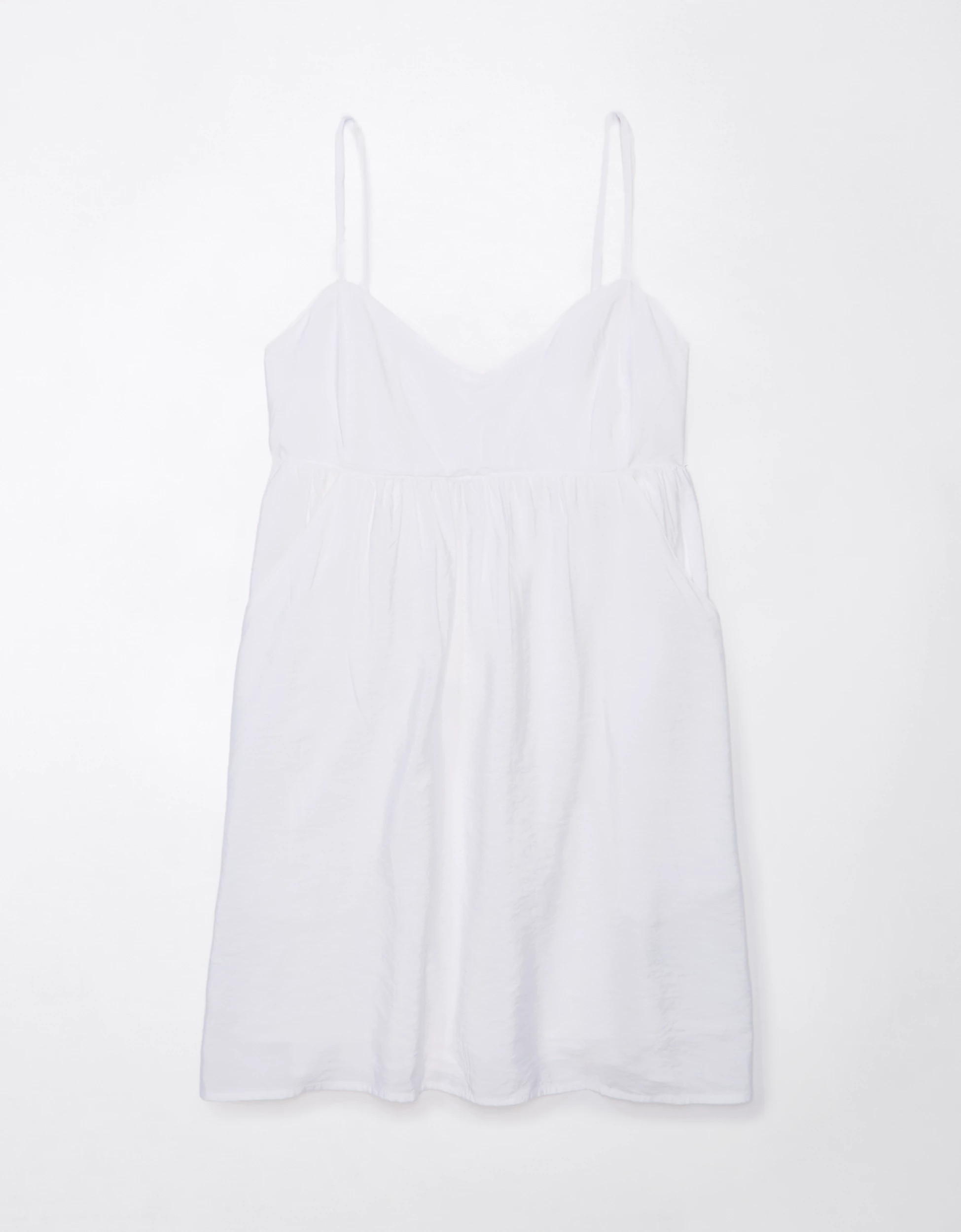 AE Open Back Babydoll Mini Dress | American Eagle Outfitters (US & CA)