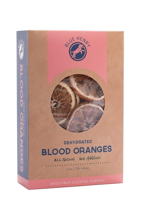 BlueHenry Dehydrated Blood Orange Wheels - 2.5 oz - 20+ slices - Natural Fruit | Amazon (US)