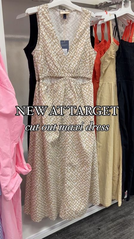 New cut out maxi dress at Target 🎯

#LTKVideo #LTKFindsUnder50 #LTKSeasonal