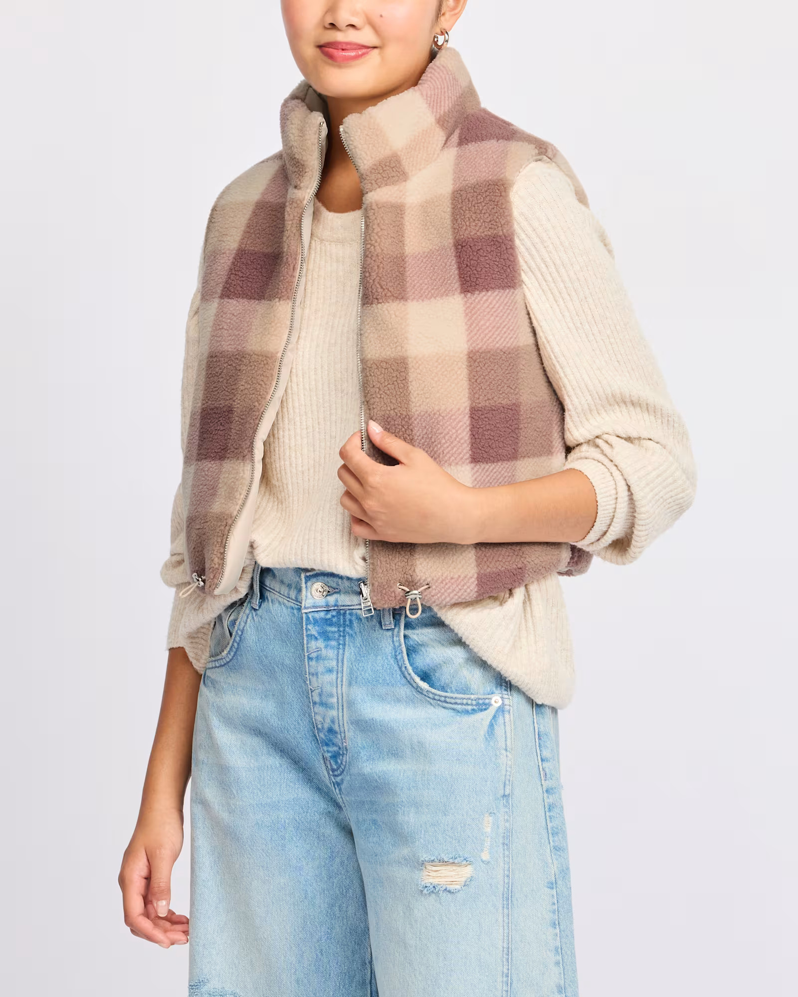 Reversible Sherpa Vest | Stitch Fix