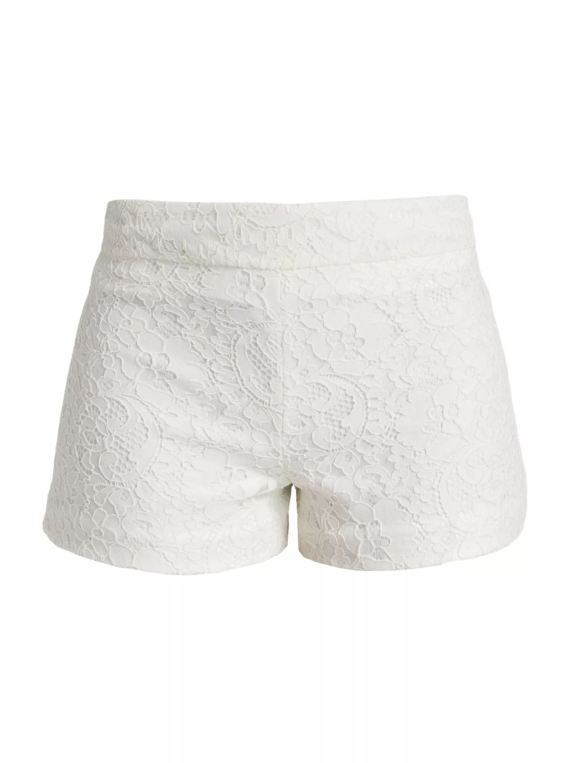Dunn Lace Mid-Rise Shorts | Saks Fifth Avenue