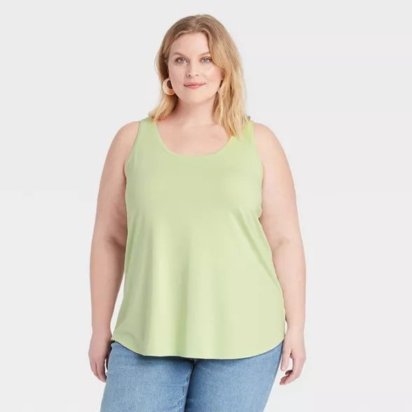 Women's Plus Size Drapey Tank Top - Ava & Viv™ | Target