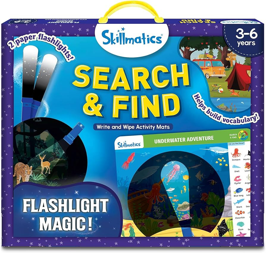 Skillmatics Preschool Learning Activity - Search and Find Flashlight Magic, Educational Game for ... | Amazon (US)