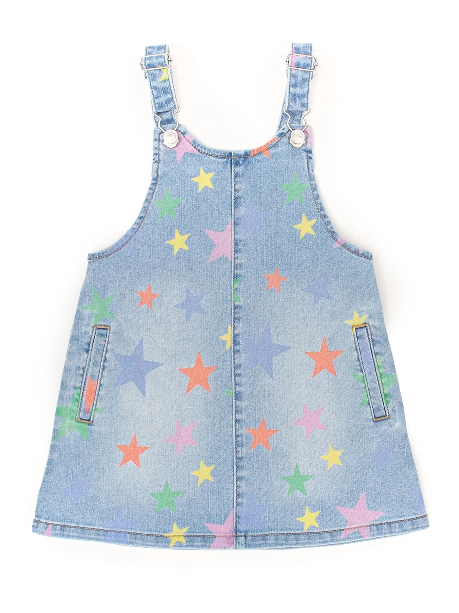 Wonder Nation Baby and Toddler Girl Jumper Dress, 12 Months-5T - Walmart.com | Walmart (US)