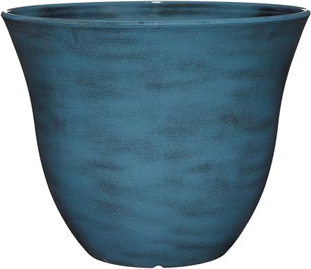 Classic Home and Garden Honeysuckle Planter, Patio Pot, 15" Blue Jean | Amazon (US)