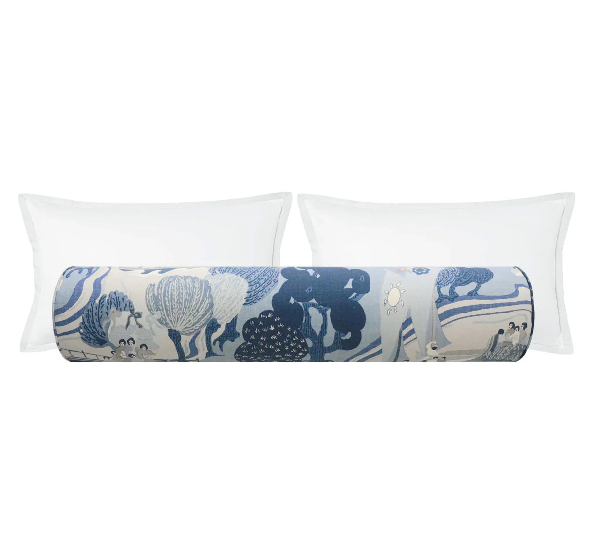 THE BOLSTER :: PEARL RIVER // BLUES | SCHUMACHER | LITTLE DESIGN LLC