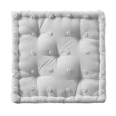 20"x20" Kay Cotton Jacquard Floor Pillow | Target