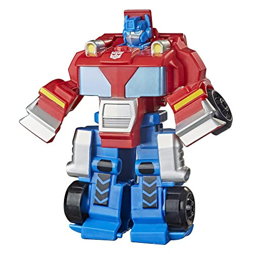 Transformers Playskool Heroes Rescue Bots Academy Team Optimus Prime, 4.5-Inch Action Figure, Kids Converting Robot Toy, Christmas Stocking Stuffers, Ages 3+ | Amazon (US)