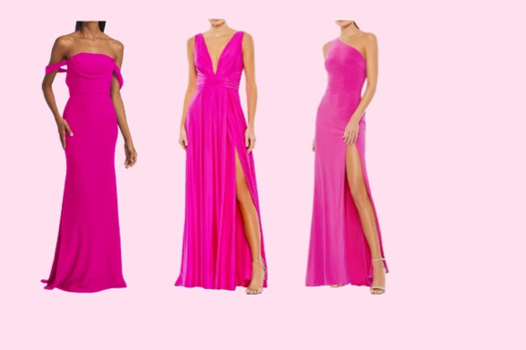 Bright Pink Bridesmaid Dress Options