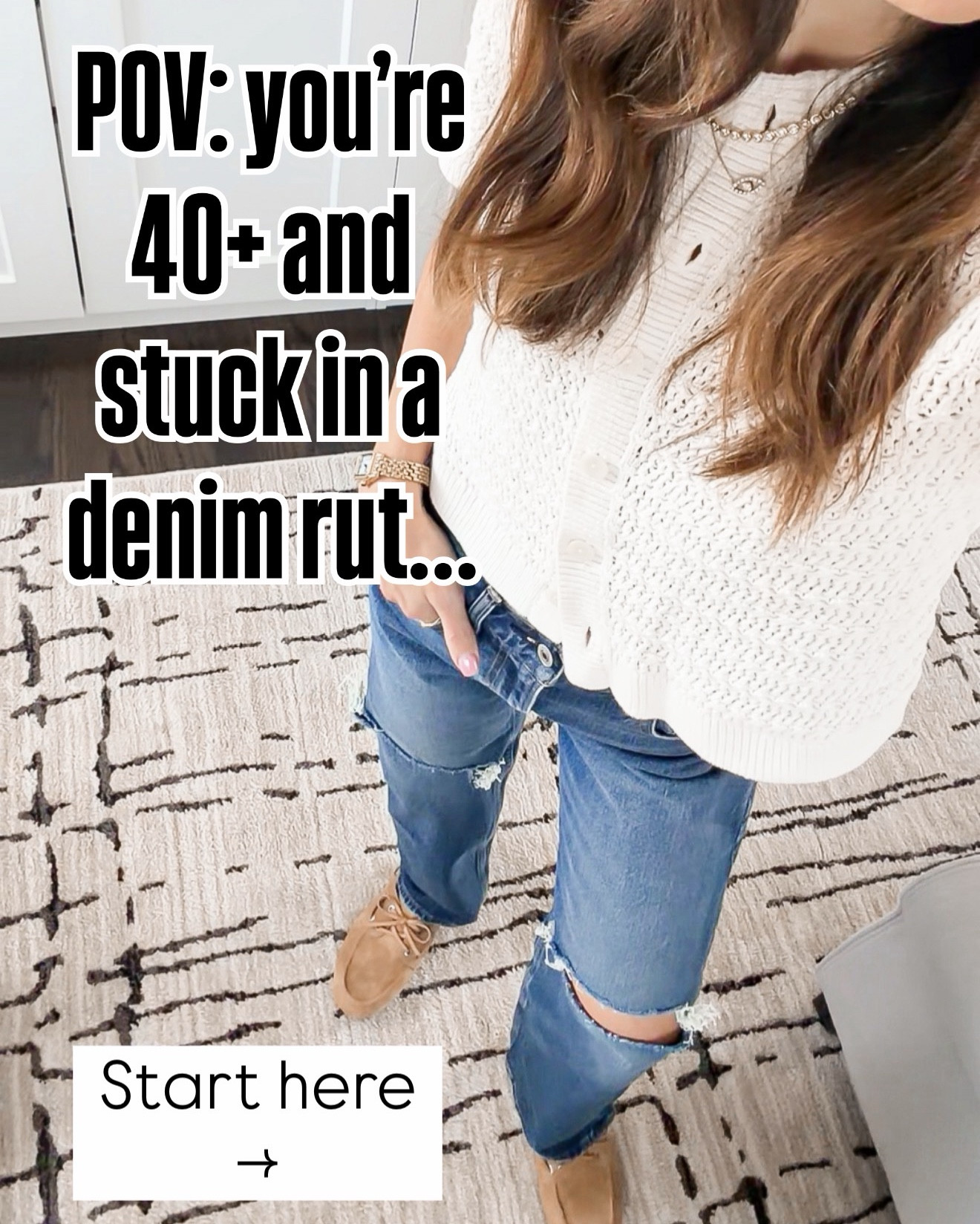 POV: you’re 40+ and stuck in a denim rut 😅
I get it — jeans are the hardest thing to shop for.

These are the styles I actually reach for over and over 🔁

If you’re feeling bored with your jeans… start here.

💬Comment RUT and I’ll send all the links 🤍
🔗


#LTKSeasonal #LTKmomlife #LTKOver40
