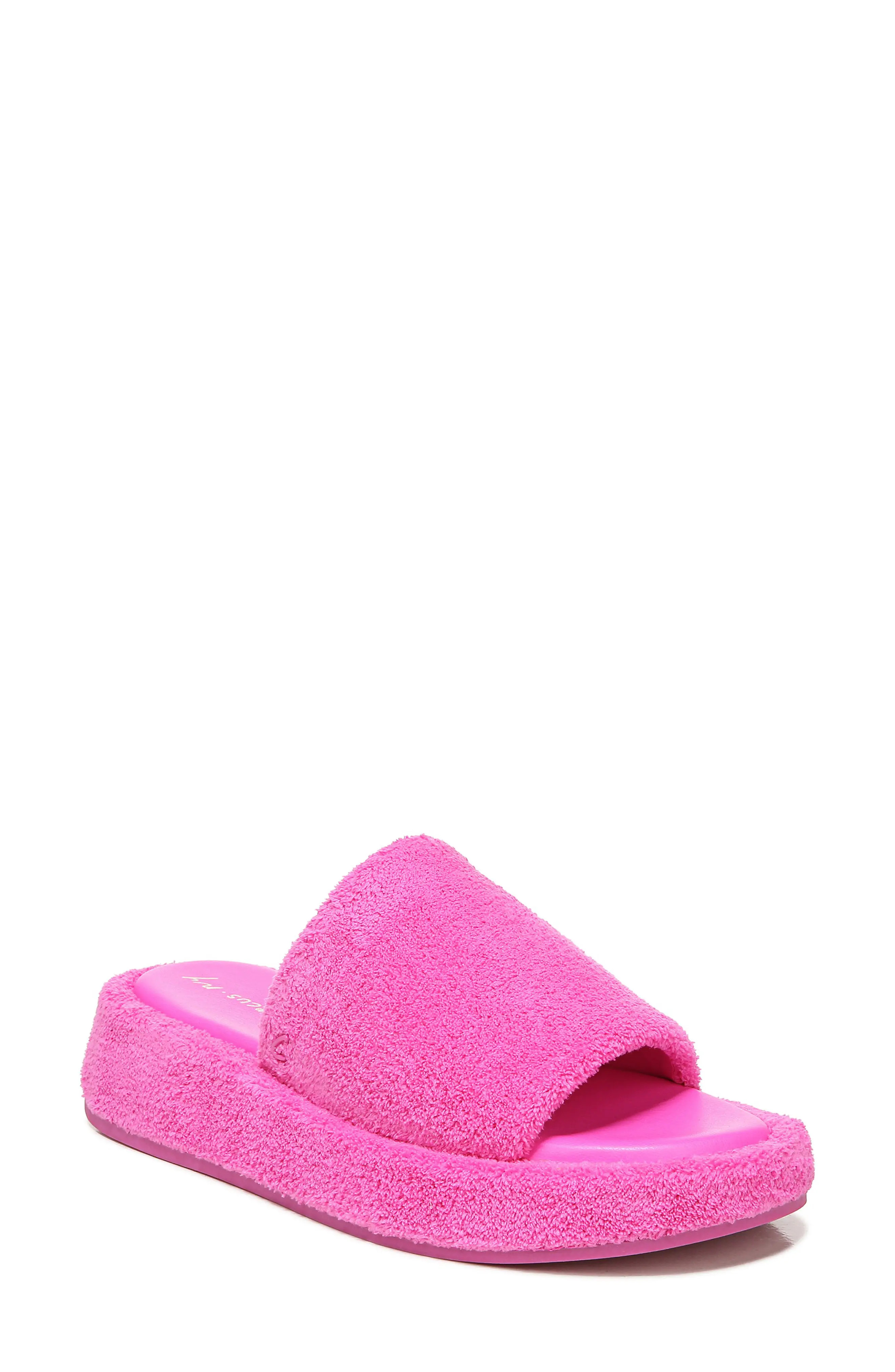 Circus by Sam Edelman Latasha Platform Slide Sandal in Pink Punch at Nordstrom, Size 7.5 | Nordstrom