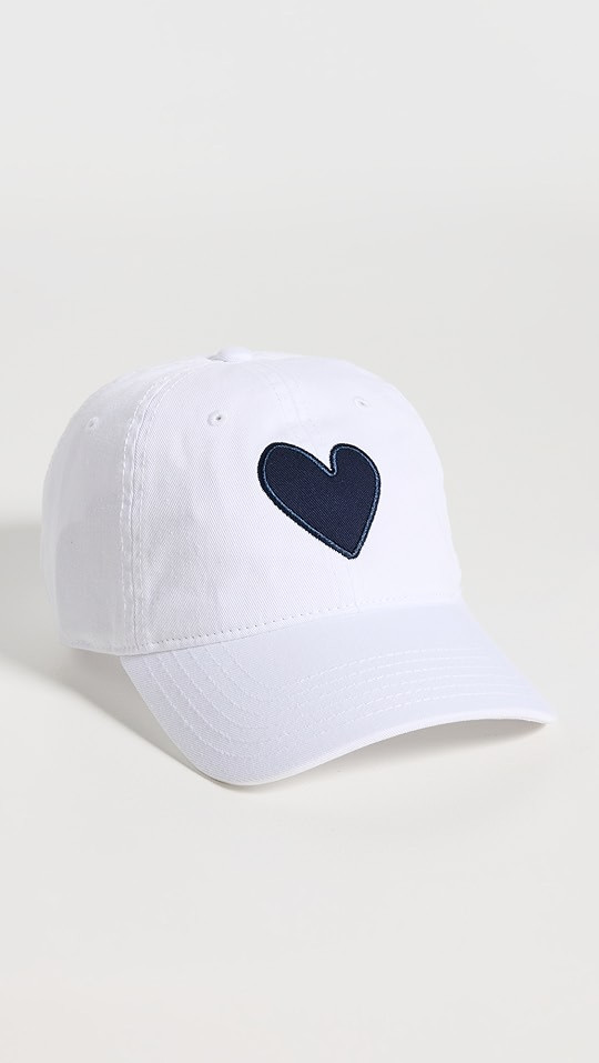 Baseball Hat Heart Patch | Shopbop