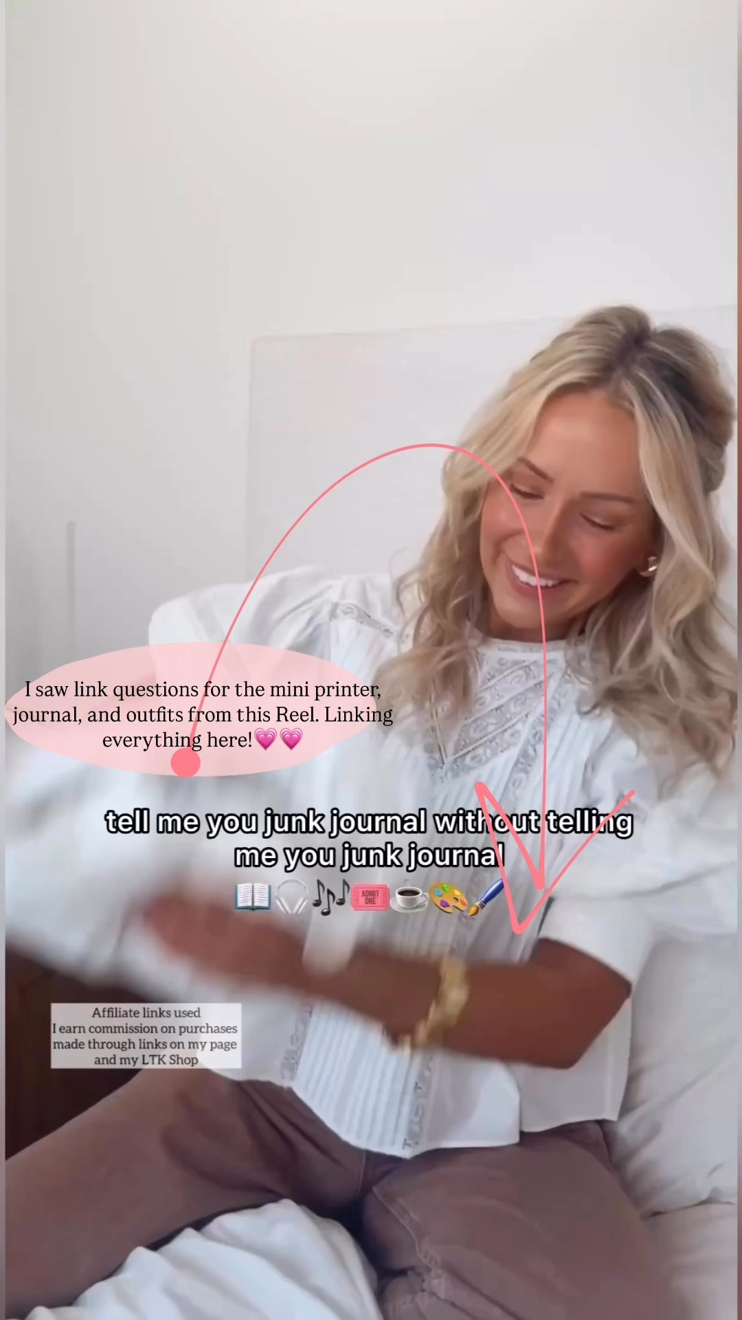 Scrapbooking supplies and outfits 
Junk journal 
Mini printer 
Label maker 