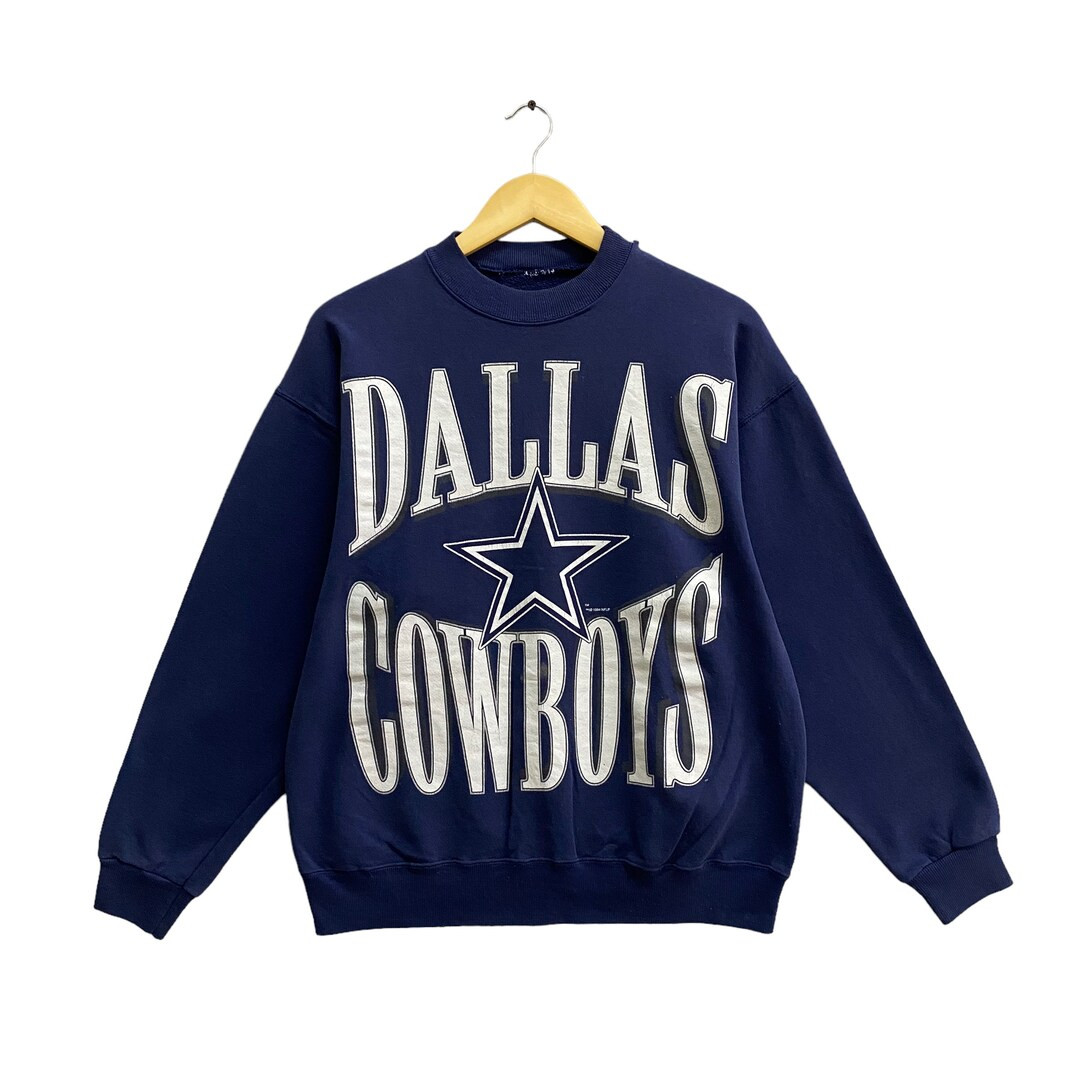 Vintage 90s Dallas Cowboys Navy Sweatshirt Size Large Cowboys Crewneck Dallas Cowboys Sweater Spo... | Etsy (ES)