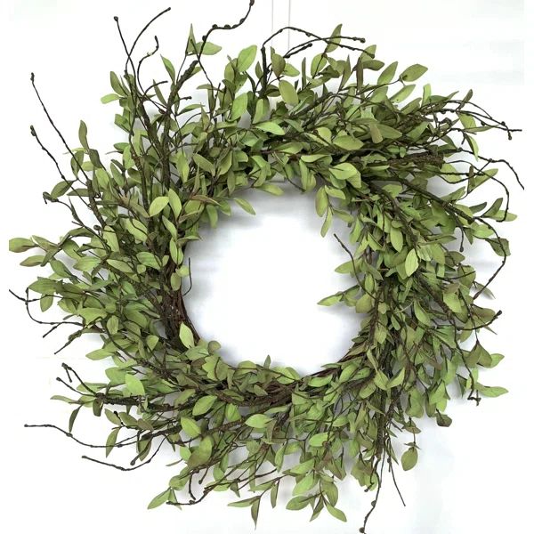 Handcrafted Faux Polyester 24'' Wreath | Wayfair North America