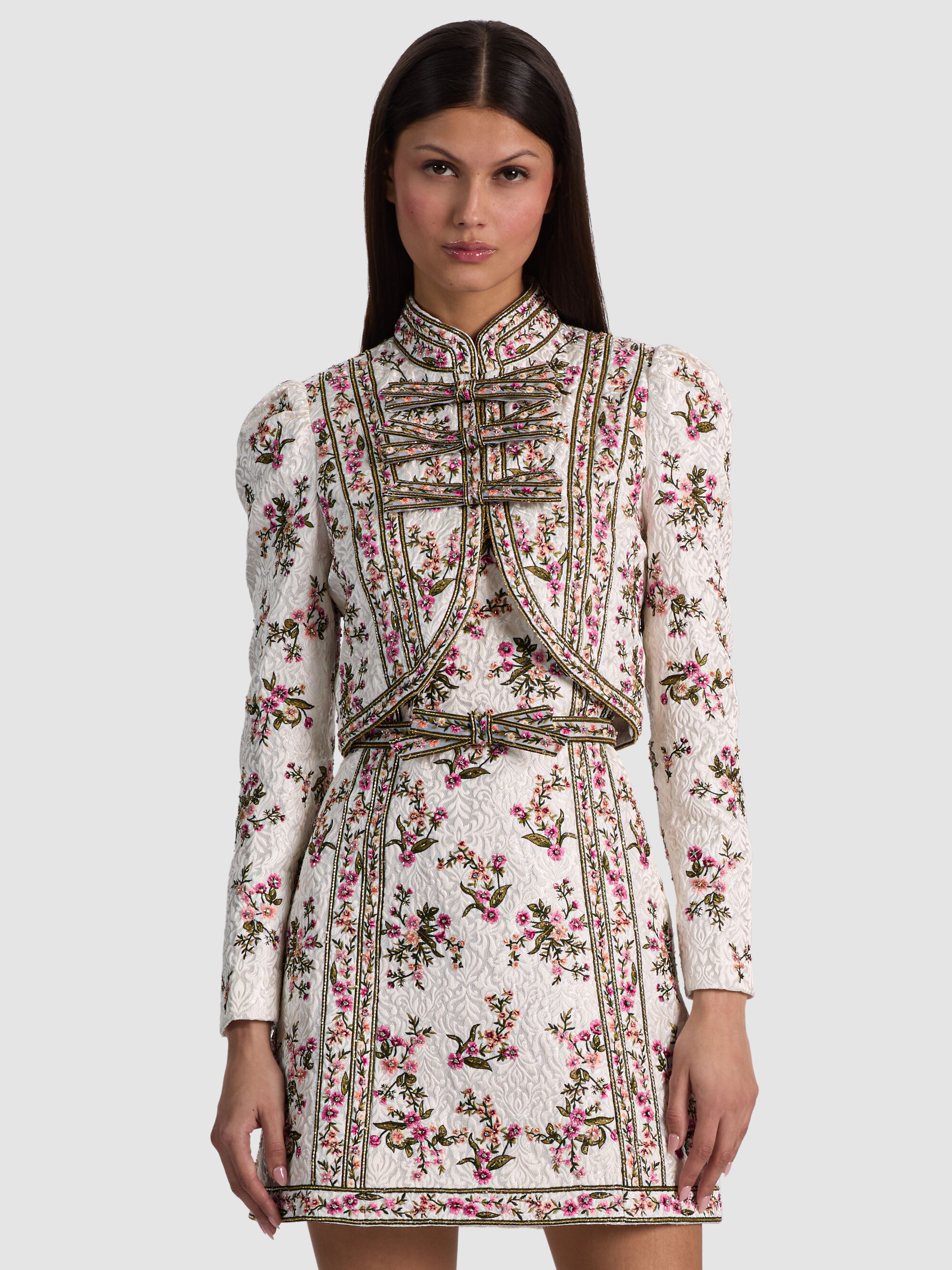 ILARIA EMBROIDERED JACKET | Alice + Olivia