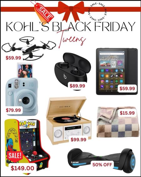 Kohls Black Friday. Gifts for teens. Cyber week. Tech deals. Kids gifts. Teen gifts 

#LTKkids #LTKCyberWeek #LTKGiftGuide