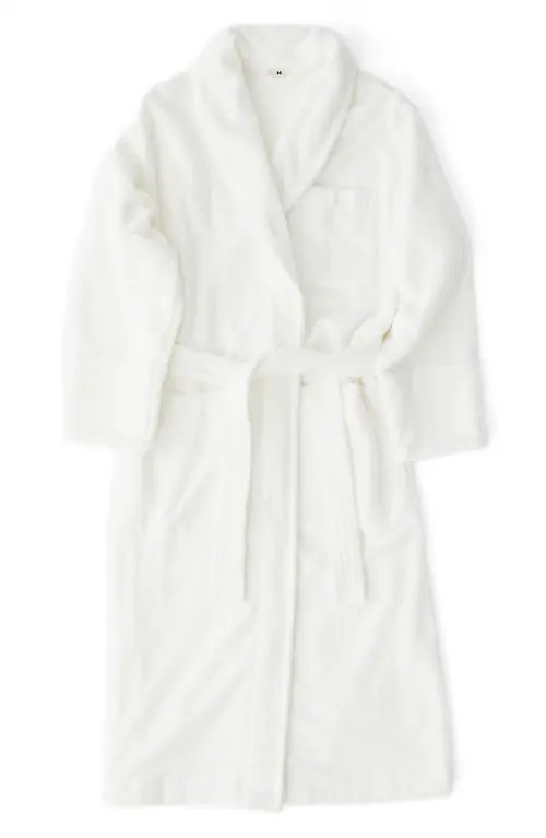 Tekla Classic Organic Cotton Bathrobe in Paris at Nordstrom, Size Large | Nordstrom