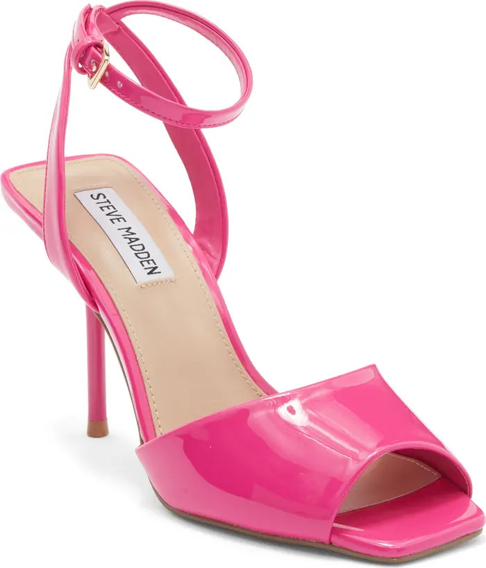 Steve Madden Leesha Patent Ankle Strap Sandal (Women) | Nordstromrack | Nordstrom Rack