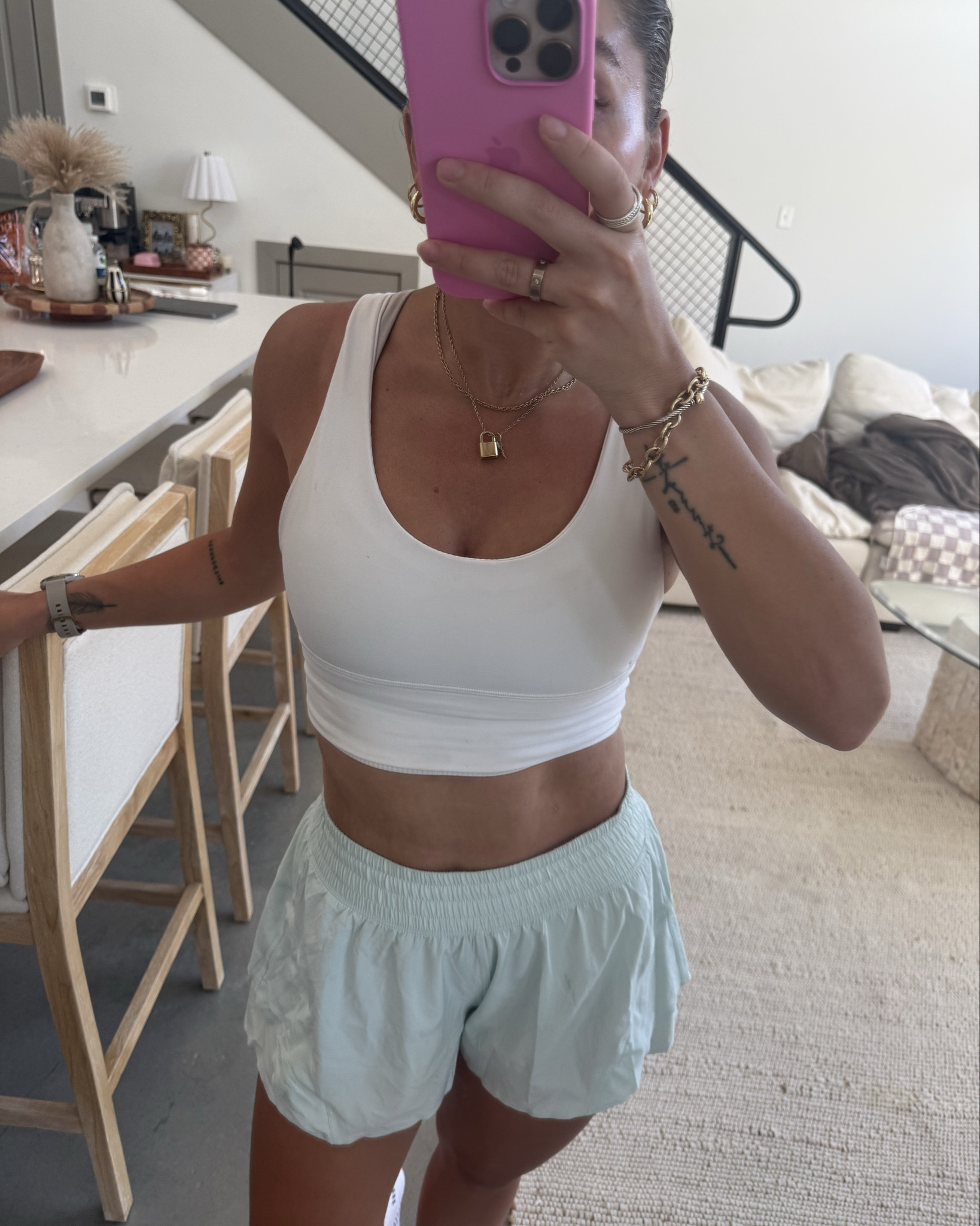 fav running shorts rn!!!!! sized down to a size xs, usually a small in lulu shorts!!! 

#LTKPetite #LTKActive #LTKFindsUnder100