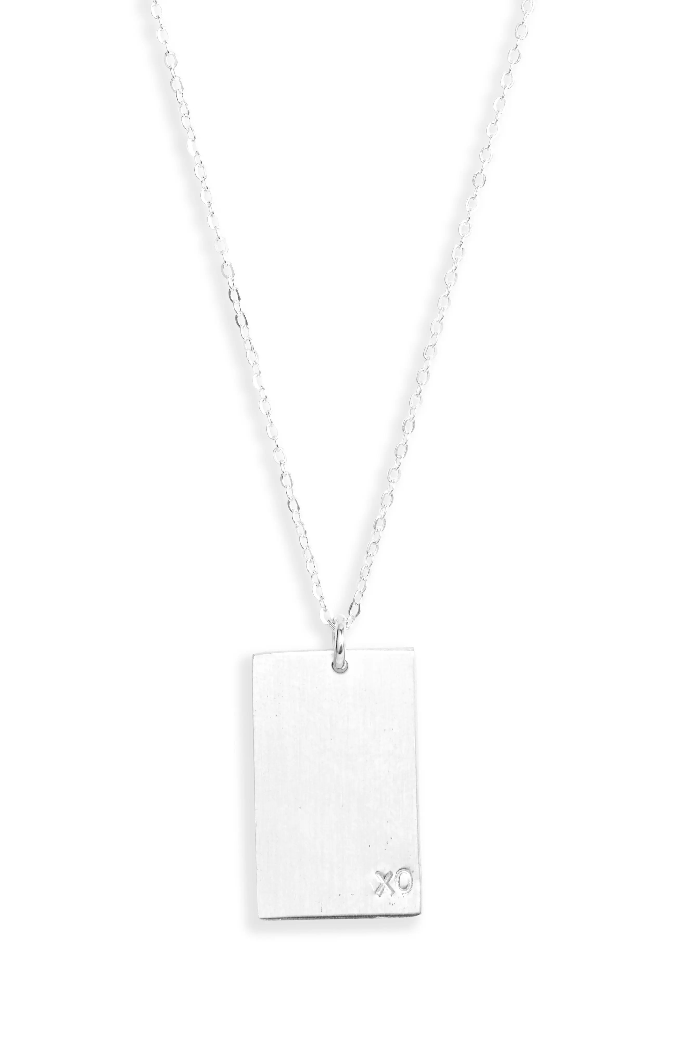Set & Stones Goldie XO Pendant Necklace in Silver at Nordstrom | Nordstrom
