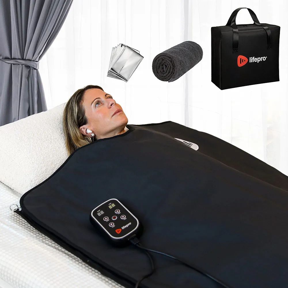 LifePro Far Infrared Sauna Blanket - Portable Infrared Sauna for Home Relaxation - Sauna Blanket ... | Amazon (US)