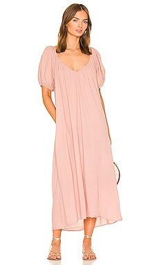 9 Seed Sand Hill Cove Midi Dress in French Rose from Revolve.com | Revolve Clothing (Global)