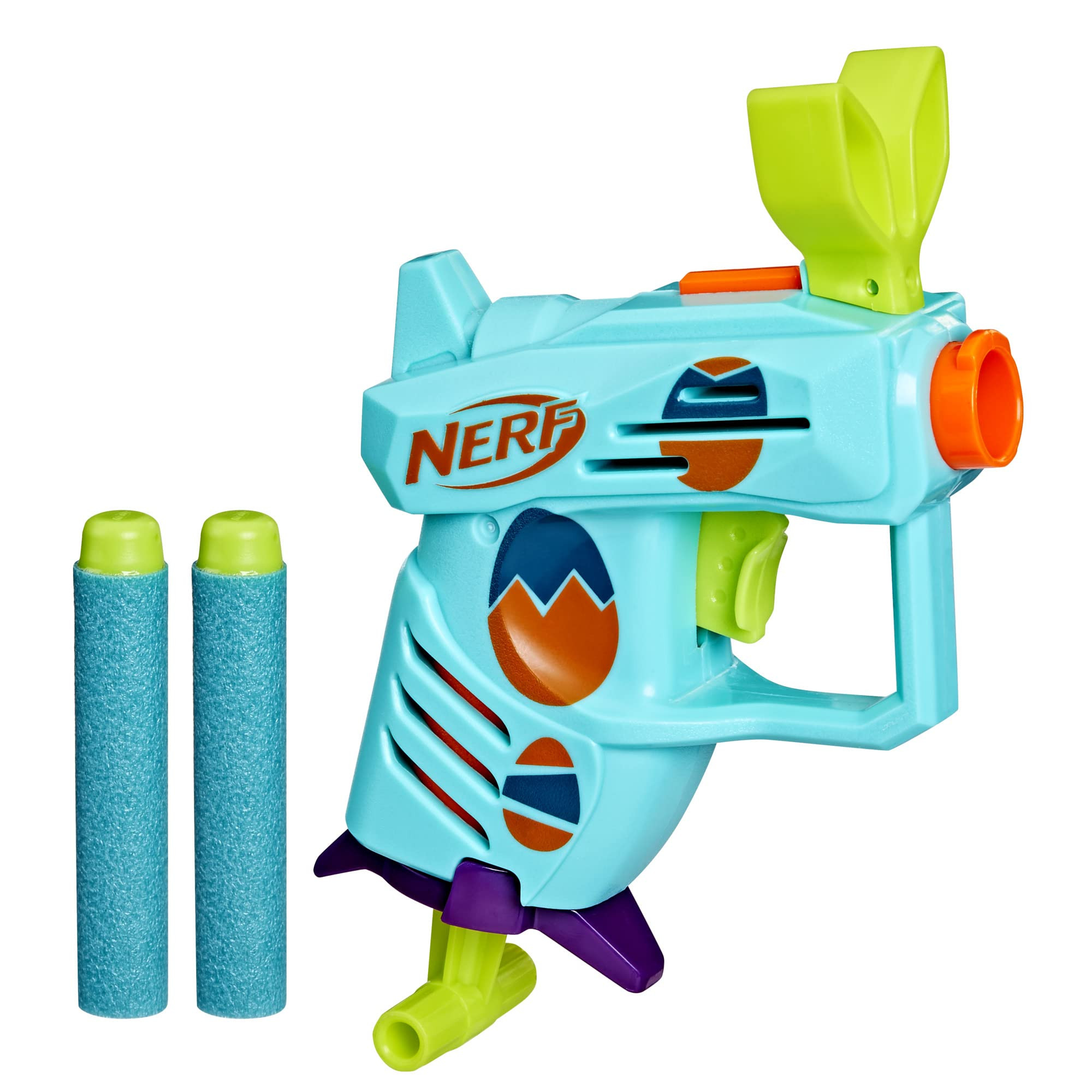 Nerf Elite 2.0 Easter Egg Hunt Blaster, 2 Nerf Elite Darts, Pull to Prime, Spring Toy Foam Blaste... | Amazon (US)