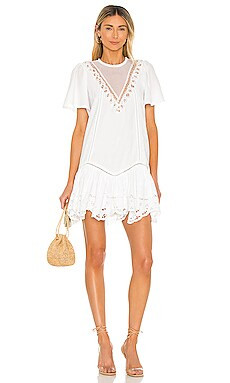 Tularosa Zaza Mini Dress in White from Revolve.com | Revolve Clothing (Global)