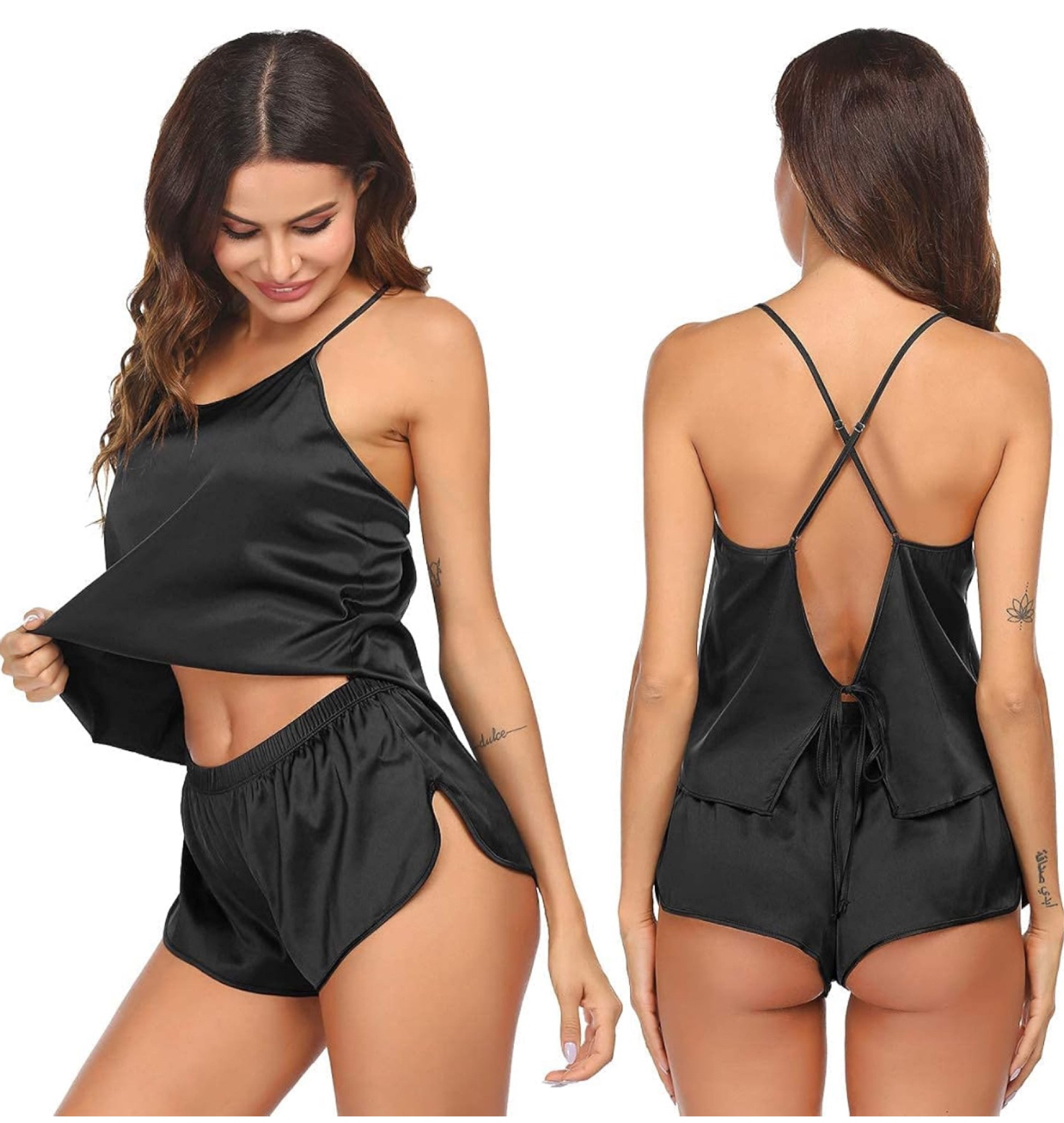 39% off 🎉

Ekouaer Silk Pajamas Set for Women Satin Backless Lingerie Pjs Cami Top and Shorts Nightwear

#LTKfindsunder50 #LTKsalealert #LTKMostLoved
