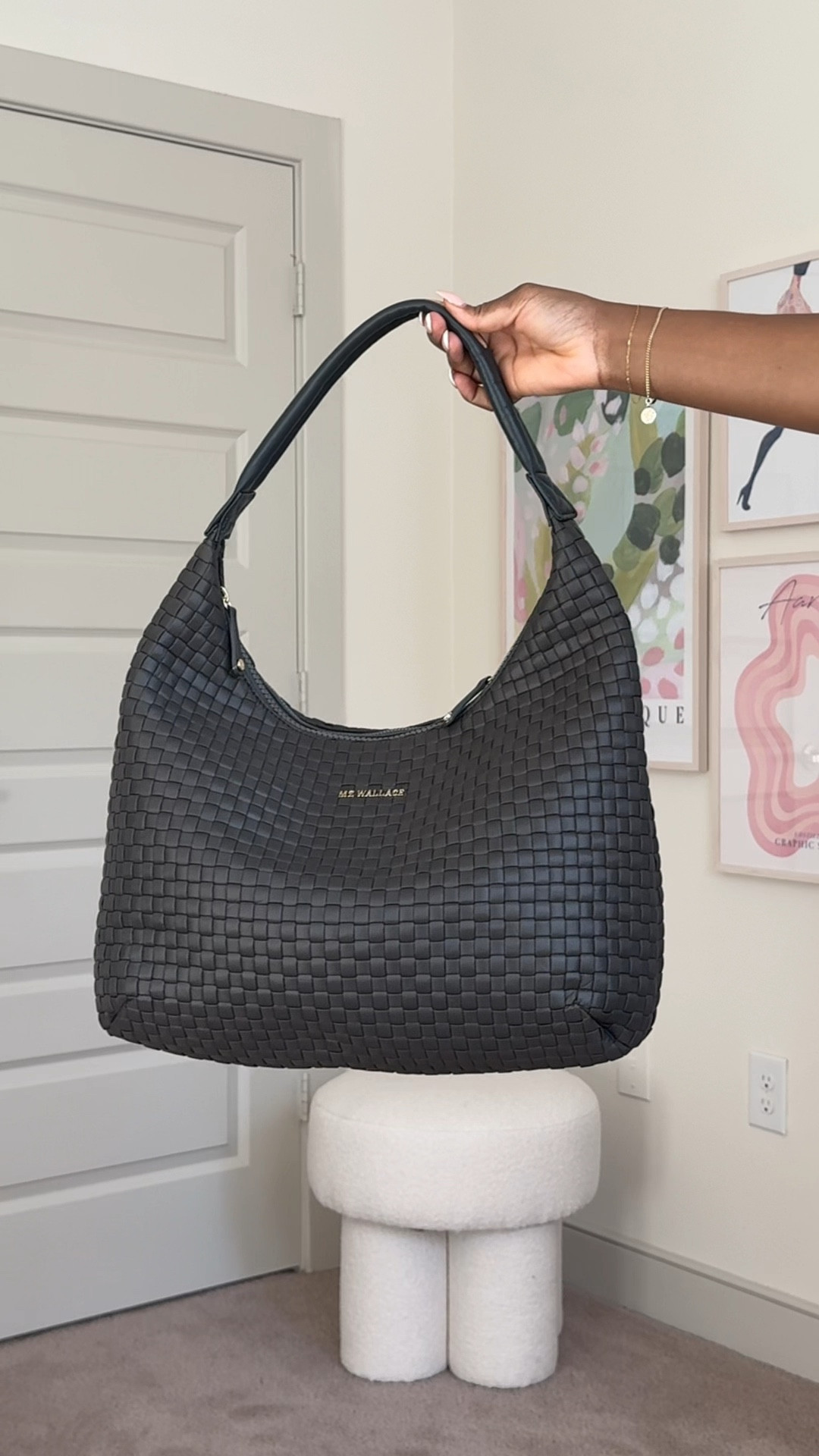 MZ Wallace Large Woven Shoulder in Magnet 👜 Great for travel and work!

EXTERIOR FEATURES
Closure:
Zip top closure
Padded leather handle
Exterior pockets: 1
Grey leather edging

INTERIOR FEATURES
Interior pockets: 6
Grey interior lining
Detachable pouches: 1
Phone pocket
Key ring strap

#LTKStyleTip #LTKItBag #LTKVideo