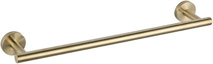 GERZ Bathroom Brushed PVD Zirconium Gold 18" Towel Bar SUS304 Stainless Steel Lavatory Towel Rack... | Amazon (US)