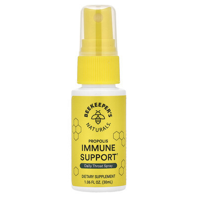 Beekeeper's Naturals, Propolis Immune Support, Daily Throat Spray, 1.06 fl oz (30 ml) | iHerb