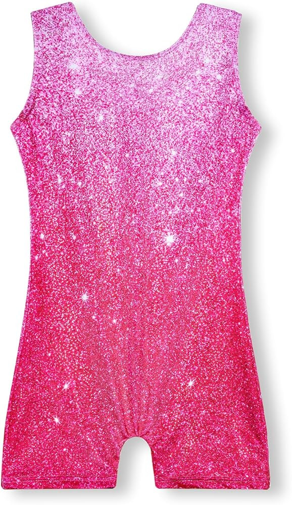 MYQFF Gymnastics Leotards for Girls Toddler Kids Dance Outfits Sparkle Tumbling Biketards Unitard... | Amazon (US)