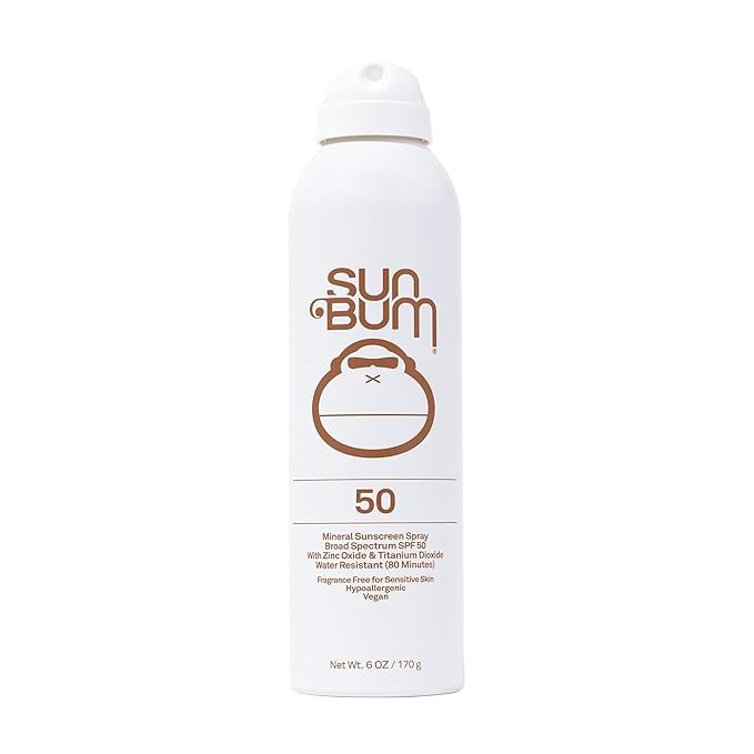Sun Bum Mineral SPF 50 Sunscreen Body Spray - Water-Resistant Broad Spectrum Moisturizing Sunscre... | Amazon (US)