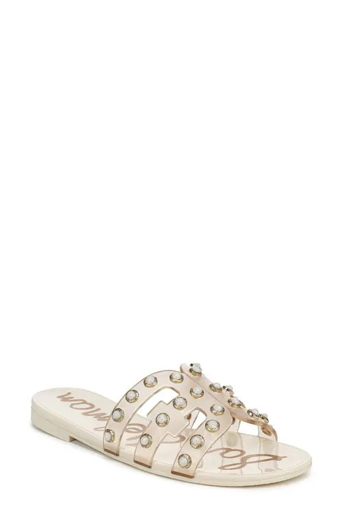Sam Edelman Bay Jelly Sandal in Transparent Ivory at Nordstrom, Size 12 | Nordstrom