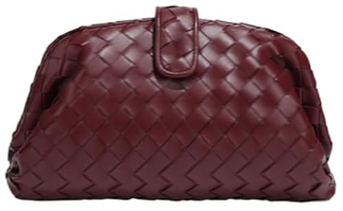 Molodo Woven Bags for Women Shoulder Bag PU Leather Handwoven Crossbody Bag Satchel Woven Purses | Amazon (US)