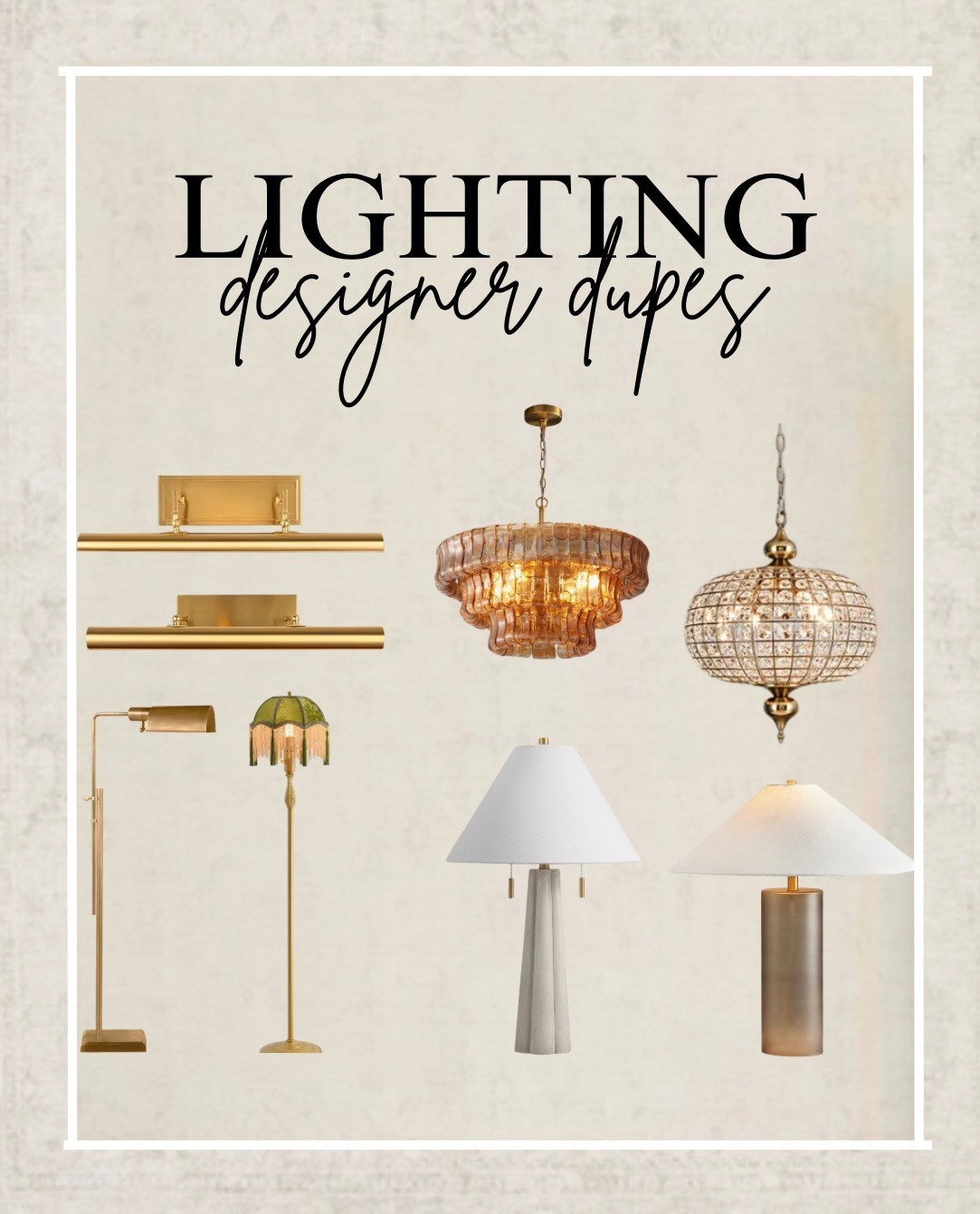 Lighting is one of the easiest ways to elevate your home especially when transitioning into spring.🌿

I pulled together some of my favorite designer-inspired lighting pieces that add warmth, depth, and that high-end feel without the designer price tag.

Everything is from @Wayfair and linked for you to shop 🤍
#ad #wayfairpartner #wayfair