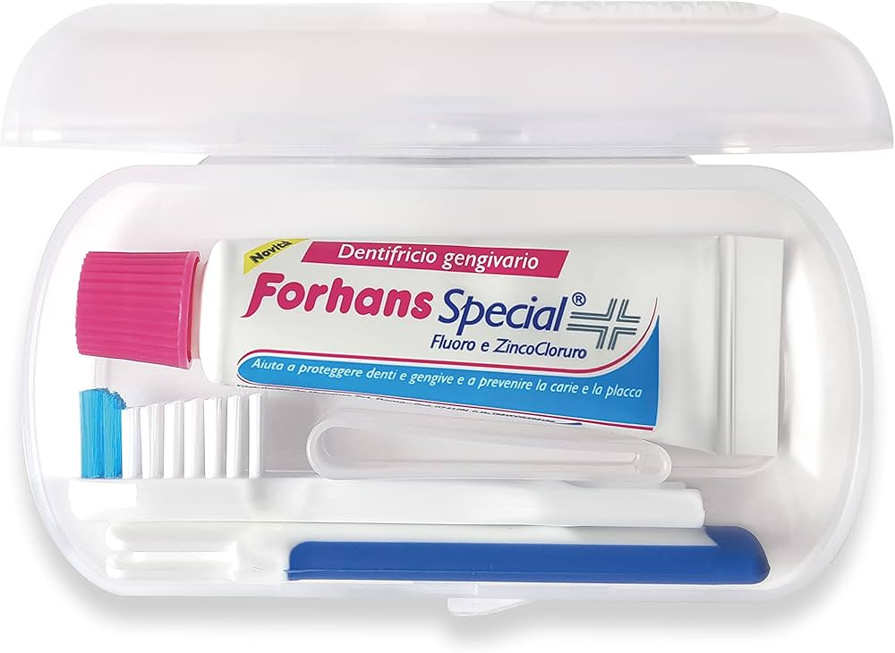 Forhans, Kit Tascabile da Viaggio, Confezione Composta da Dentifricio Gengivario Special con Zinc... | Amazon (IT)