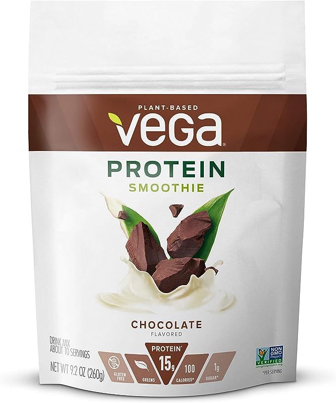 Vega Protein Smoothie, Chocolate, Plant Based Protein Powder - Vegan Protein Powder, Keto-Friendl... | Amazon (US)