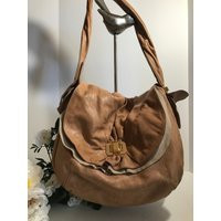 Vintage Juicy Couture Purse, Natural Soft Leather Slouchy Handbag Unique Bag Purse | Etsy (US)