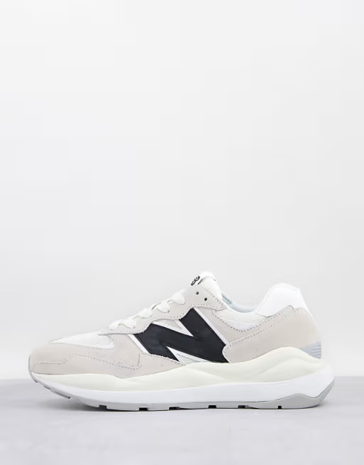 New Balance 57/40 trainers in off white and black | ASOS (Global)