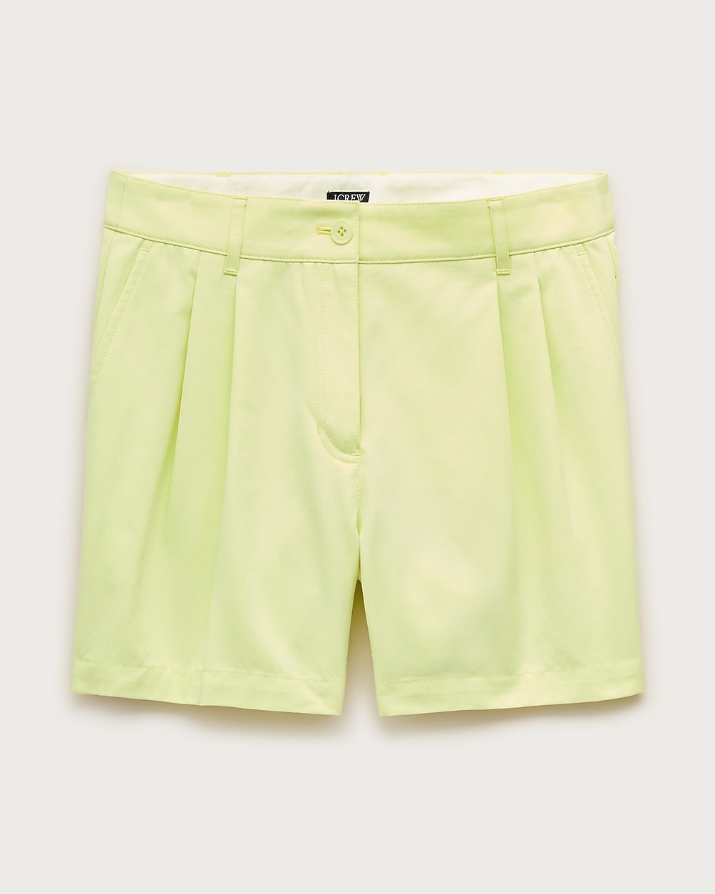 Pleated short in cotton-nylon blend | J. Crew US