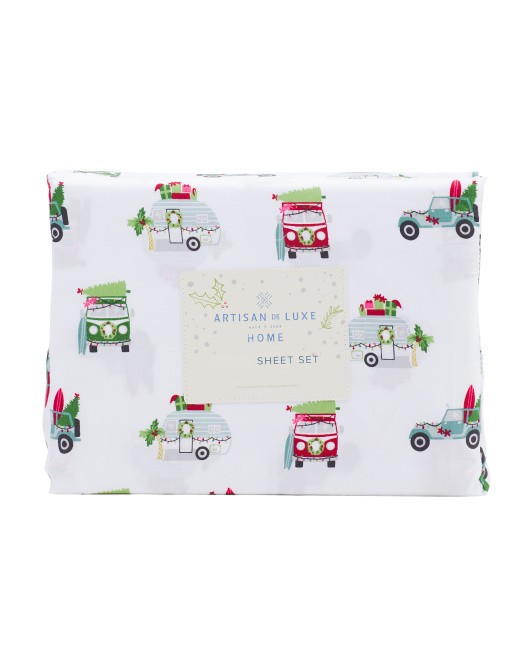 Holiday Vacay Sheet Set | TJ Maxx