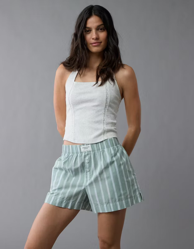 AE Striped Boxer Sleep Short | American Eagle Outfitters (US & CA)