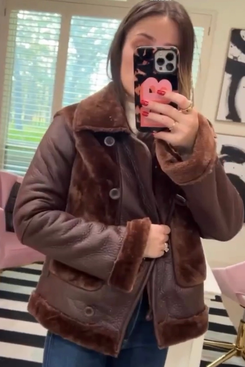 This chocolate colored jacket is beautiful and on sale on Zappos!

#LTKstyletip #LTKsalealert #LTKSeasonal