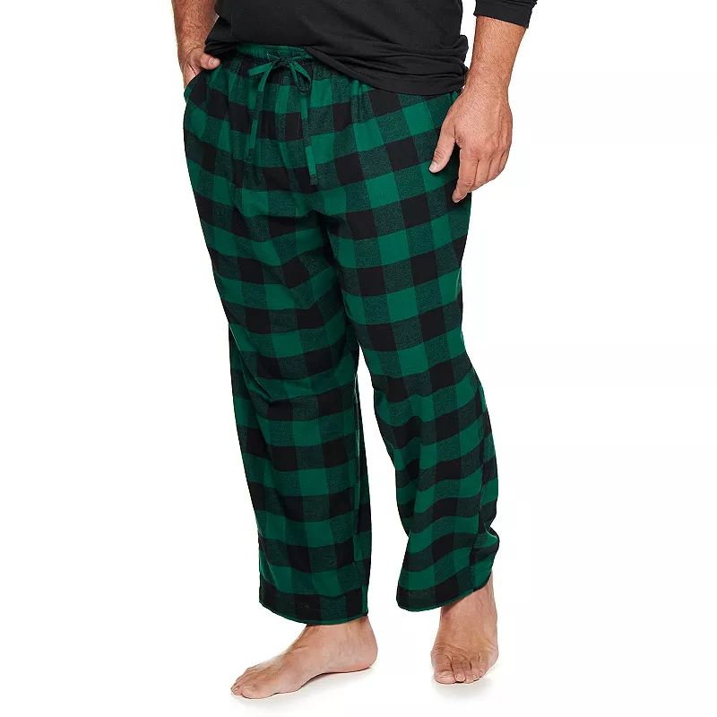 Big & Tall Sonoma Goods For Life Flannel Pajama Pants, Men's, Size: XXL Tall, Turquoise/Blue | Kohl's