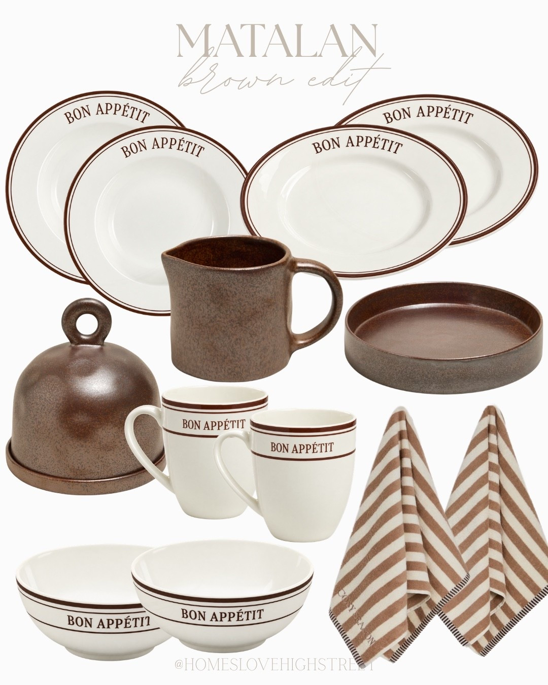 Neutral tableware with a little French bistro feel 🤎🍽️ 

#NeutralTableware #TableStyling #KitchenFinds #DiningRoomInspo #HomewareFinds #BrownInteriors #NeutralHome #CosyHome #Tablescape #KitchenStyling #HomeDecor #InteriorInspo #AutumnHome #HostingIdeas #FrenchBistroStyle

#LTKhome