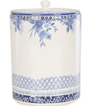 Southern Living Caroline Collection Large Canister - Blue | Dillard's